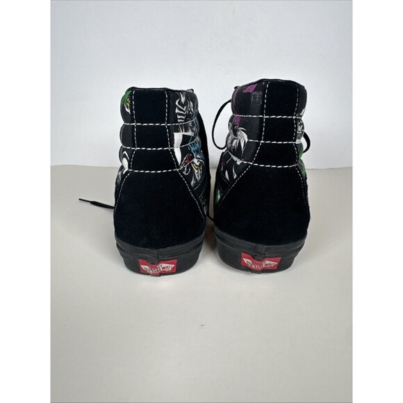 Vans x Disney Sk8-Hi Disney 100 Villains Black Sneaker Men's Size 10 - Picture 5 of 12